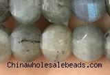 CME210 15.5 inches 7*9mm - 8*10mm pumpkin labradorite beads