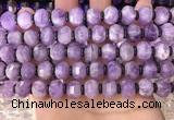 CME301 15.5 inches 8*11mm - 9*12mm pumpkin lavender amethyst beads