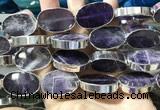 CME501 12 inches 18*28mm - 20*30mm oval amethyst beads