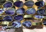 CME508 12 inches 18*28mm - 20*30mm flat teardrop amethyst beads