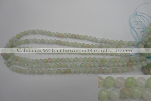 CMG101 15.5 inches 6mm round natural morganite beads wholesale