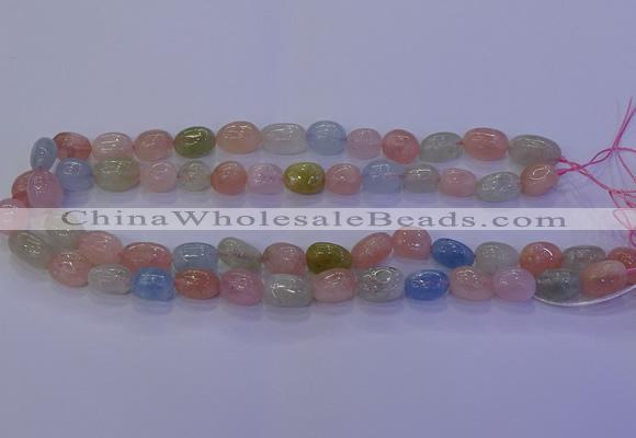 CMG227 15.5 inches 10*12mm - 12*16mm nuggets morganite beads