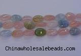 CMG234 15.5 inches 13*18mm flat teardrop morganite beads wholesale