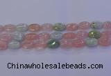 CMG239 15.5 inches 12*16mm oval morganite beads wholesale