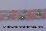 CMG239 15.5 inches 12*16mm oval morganite beads wholesale