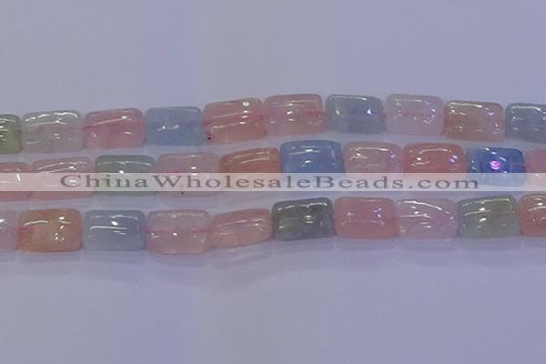 CMG246 15.5 inches 13*18mm rectangle morganite beads wholesale