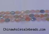 CMG265 15.5 inches 8*12mm faceted oval morganite beads