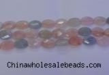 CMG267 15.5 inches 12*16mm faceted oval morganite beads