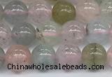 CMG391 15.5 inches 6mm round morganite gemstone beads