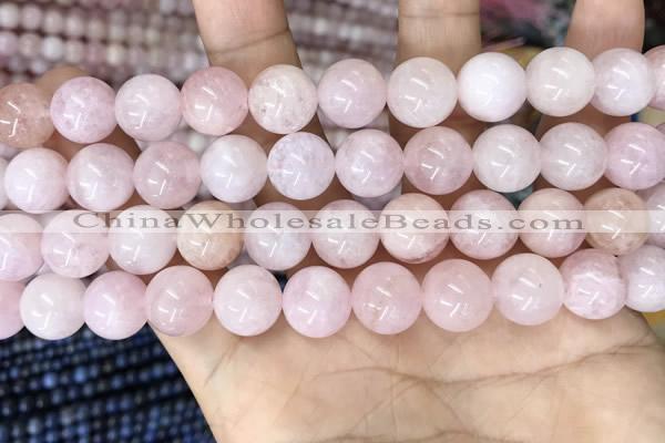 CMG412 15.5 inches 12mm round pink morganite beads wholesale