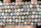 CMG420 15.5 inches 6mm round natural morganite gemstone beads