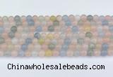 CMG430 15.5 inches 7mm round morganite beads wholesale