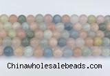 CMG433 15.5 inches 10mm round morganite beads wholesale