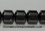 CMH122 15.5 inches 8*8mm tyre magnetic hematite beads