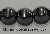 CMH130 15.5 inches 10*10mm pumpkin magnetic hematite beads