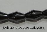 CMH133 15.5 inches 8*12mm bicone magnetic hematite beads