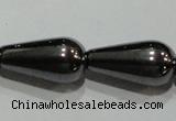 CMH140 15.5 inches 8*16mm teardrop magnetic hematite beads