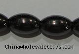 CMH149 15.5 inches 8*12mm rice magnetic hematite beads wholesale