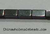 CMH163 15.5 inches 4*8mm cuboid magnetic hematite beads