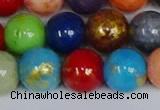 CMJ1013 15.5 inches 10mm round mixed Mashan jade beads wholesale