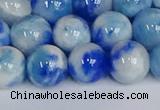 CMJ1196 15.5 inches 8mm round jade beads wholesale