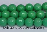 CMJ129 15.5 inches 8mm round Mashan jade beads wholesale