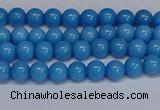 CMJ134 15.5 inches 4mm round Mashan jade beads wholesale
