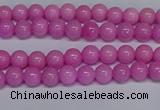 CMJ204 15.5 inches 4mm round Mashan jade beads wholesale