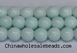 CMJ213 15.5 inches 8mm round Mashan jade beads wholesale