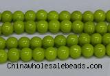 CMJ218 15.5 inches 4mm round Mashan jade beads wholesale