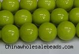 CMJ222 15.5 inches 12mm round Mashan jade beads wholesale