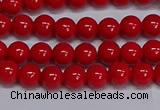 CMJ226 15.5 inches 6mm round Mashan jade beads wholesale