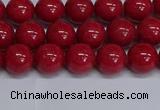 CMJ241 15.5 inches 8mm round Mashan jade beads wholesale