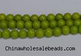 CMJ267 15.5 inches 4mm round Mashan jade beads wholesale