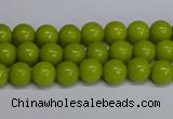 CMJ268 15.5 inches 6mm round Mashan jade beads wholesale