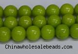 CMJ269 15.5 inches 8mm round Mashan jade beads wholesale
