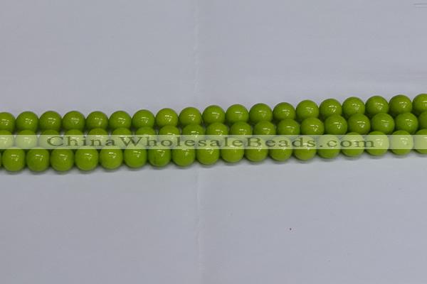 CMJ270 15.5 inches 10mm round Mashan jade beads wholesale