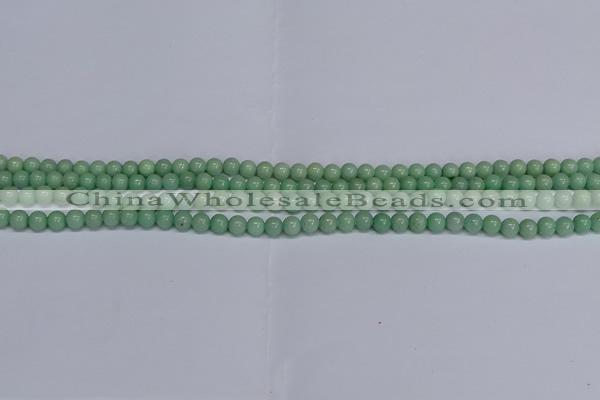 CMJ281 15.5 inches 4mm round Mashan jade beads wholesale