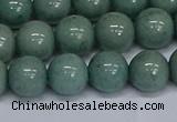 CMJ285 15.5 inches 12mm round Mashan jade beads wholesale
