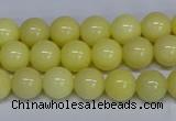 CMJ297 15.5 inches 8mm round Mashan jade beads wholesale