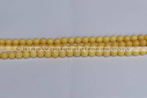 CMJ304 15.5 inches 8mm round Mashan jade beads wholesale