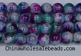 CMJ408 15.5 inches 6mm round rainbow jade beads wholesale
