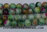 CMJ415 15.5 inches 6mm round rainbow jade beads wholesale