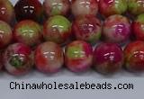 CMJ480 15.5 inches 10mm round rainbow jade beads wholesale