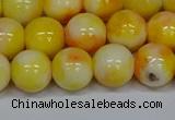 CMJ509 15.5 inches 12mm round rainbow jade beads wholesale