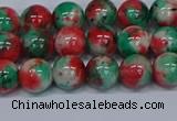 CMJ535 15.5 inches 8mm round rainbow jade beads wholesale