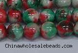 CMJ536 15.5 inches 10mm round rainbow jade beads wholesale