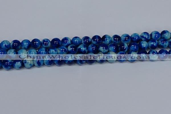 CMJ544 15.5 inches 12mm round rainbow jade beads wholesale