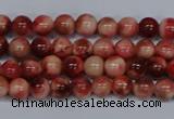 CMJ554 15.5 inches 4mm round rainbow jade beads wholesale