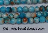 CMJ575 15.5 inches 4mm round rainbow jade beads wholesale